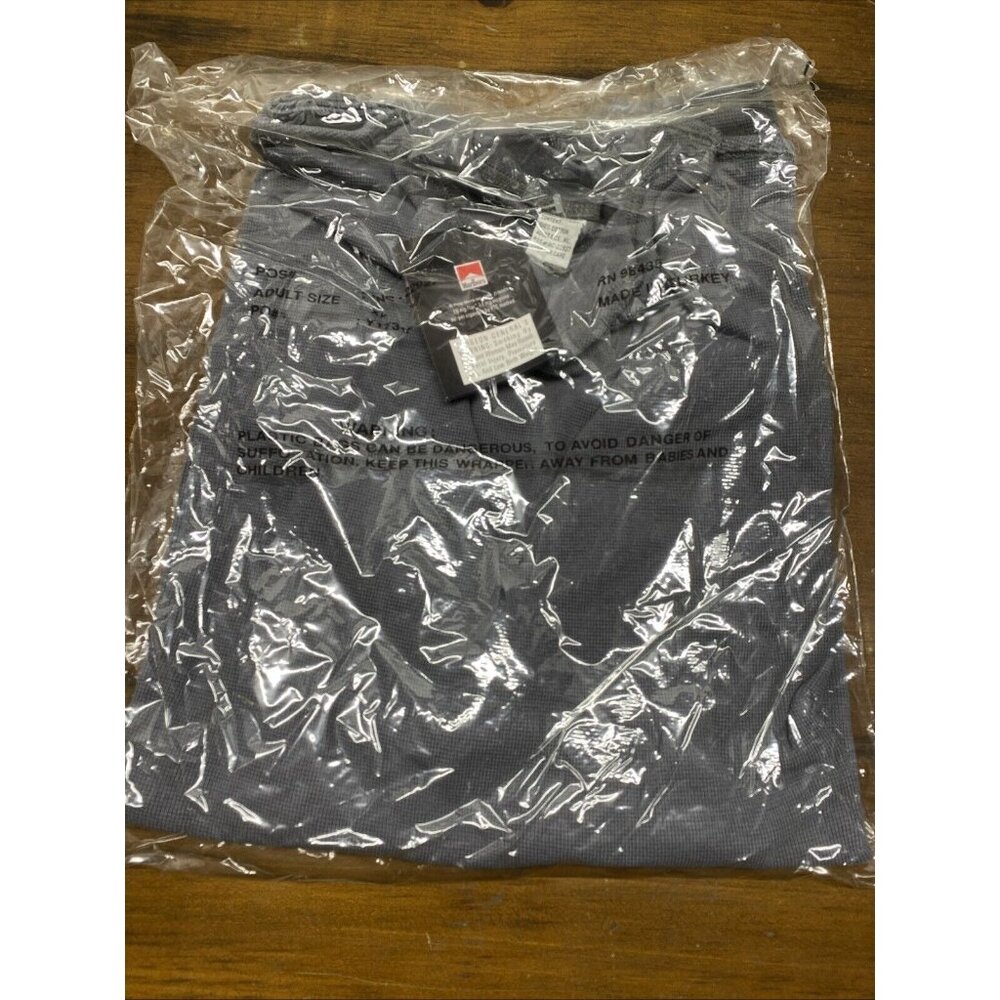 Vintage Marlboro Grey Thermal Long Sleeve Shirt XL NEW W/ TAGS And Original Bag
